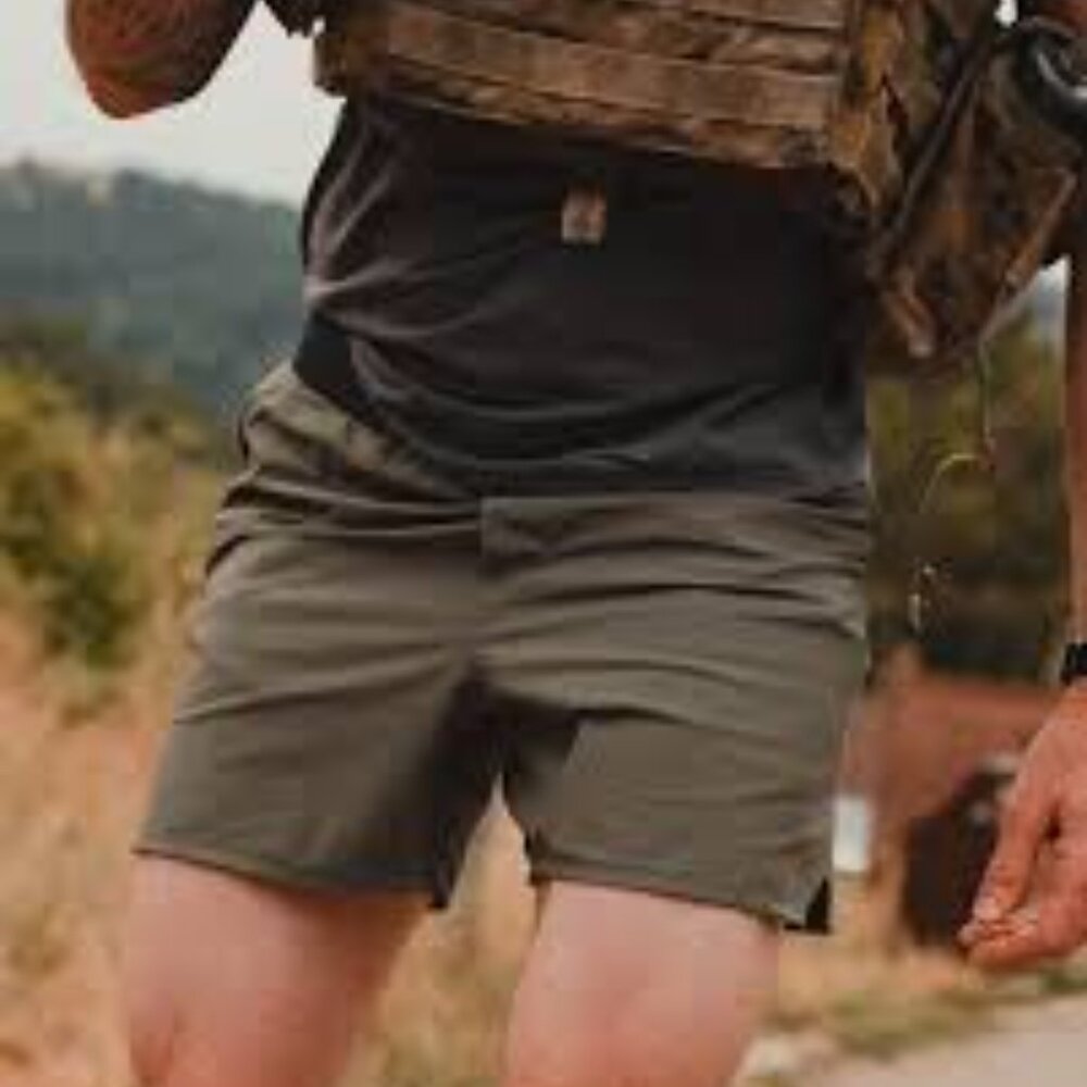 Ten Thousand Tactical Men's M Drawstring Outdoor Activewear 2 Zip Pocket Shorts